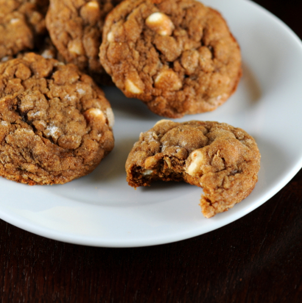 Molasses Oatmeal White Chocolate Chip cookies