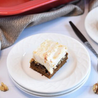 Gingerbread Meringue Bars