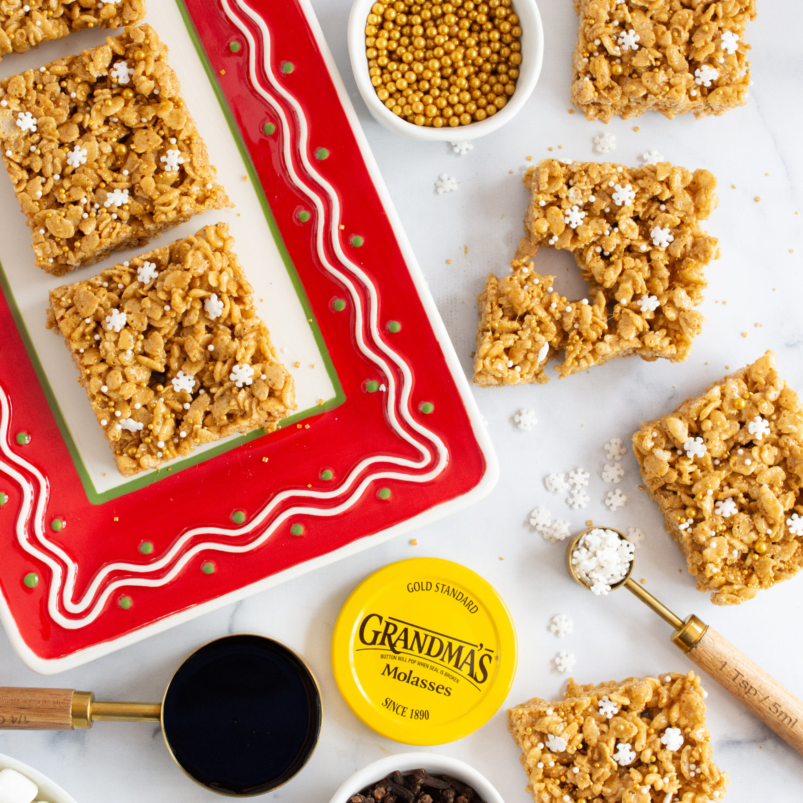 Gingerbread Marshmallow Treats