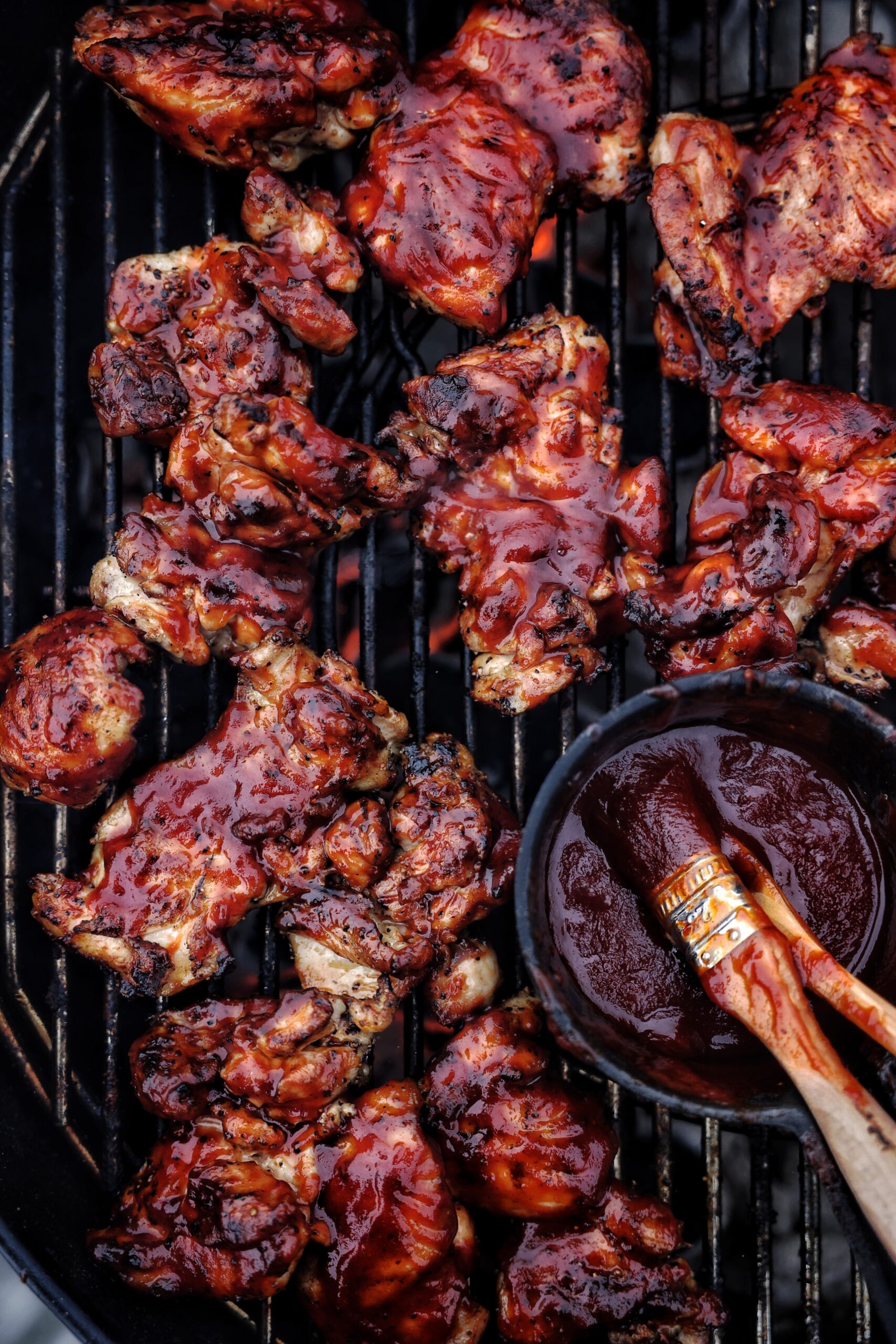 Grilled BBQ Chicken Thighs
