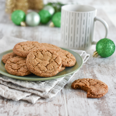 Image of Molasses Crinkle Cookies Recipe