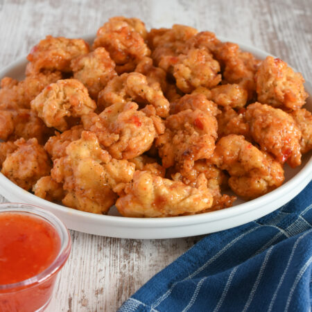 Image of Popcorn Chicken with Sweet Chili Sauce Recipe