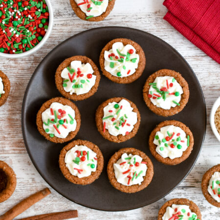 Image of Gingerbread Cookie Cups Recipe
