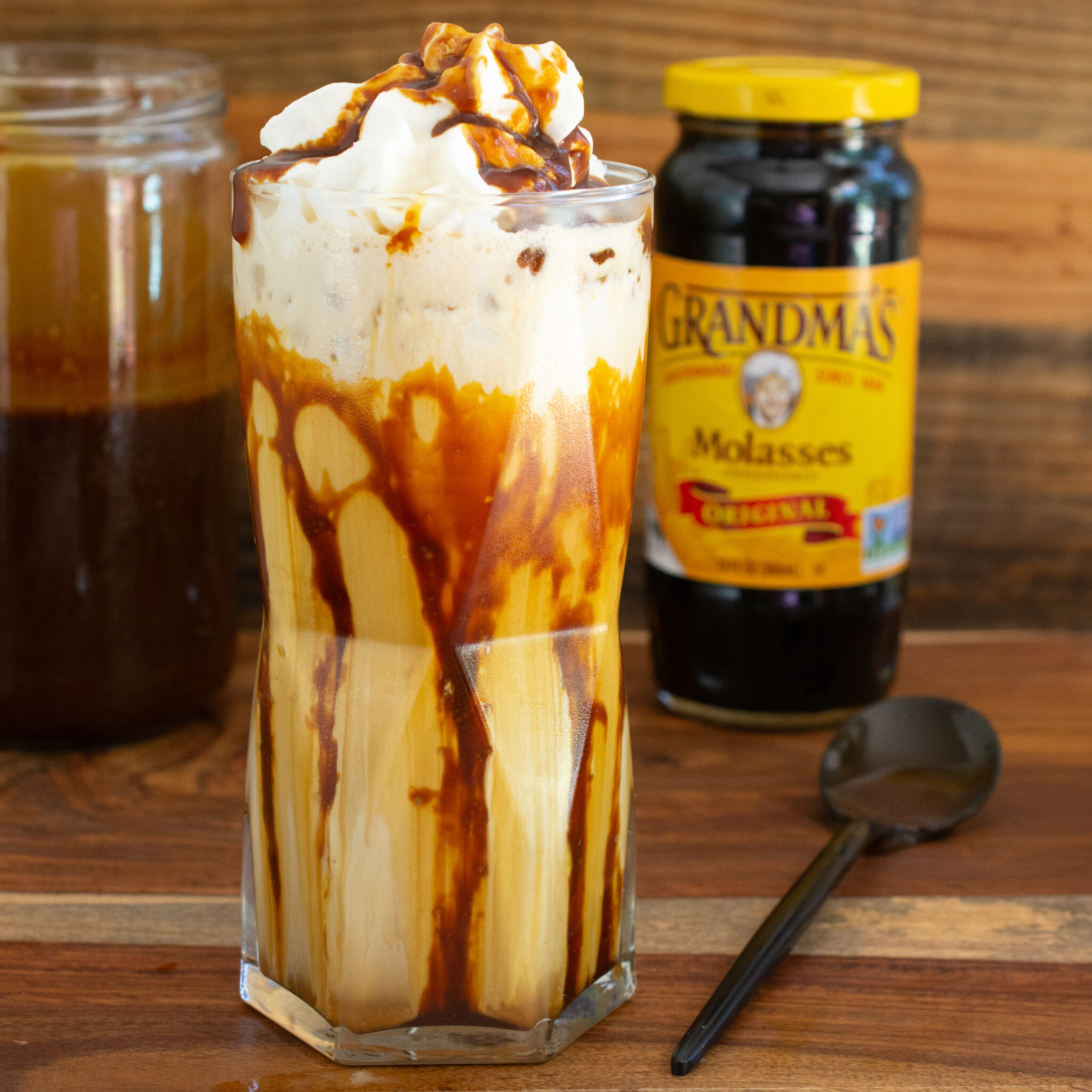 Salted Caramel Iced Latte - Grandma's Molasses®