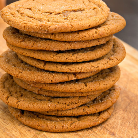 Image of Crisp Molasses Cookies Recipe