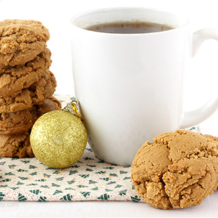Image of Peanut Butter Molasses Cookies Recipe